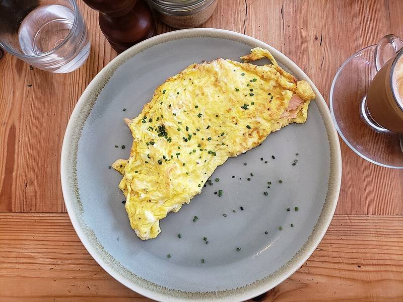 Æggekage — Danish quick meals recipe, served and ready to eat