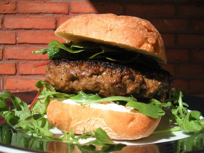 Air Fryer Burgers