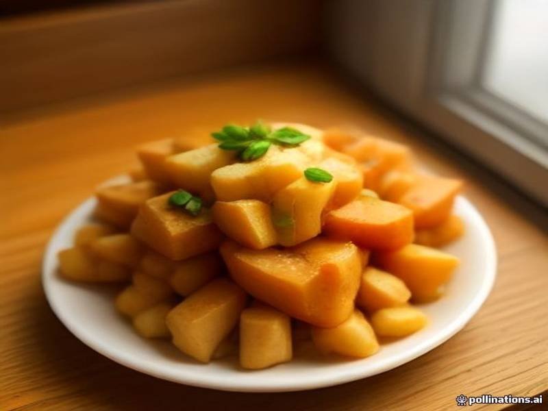 Aloo Chaat — Indian appetizers recipe, served and ready to eat