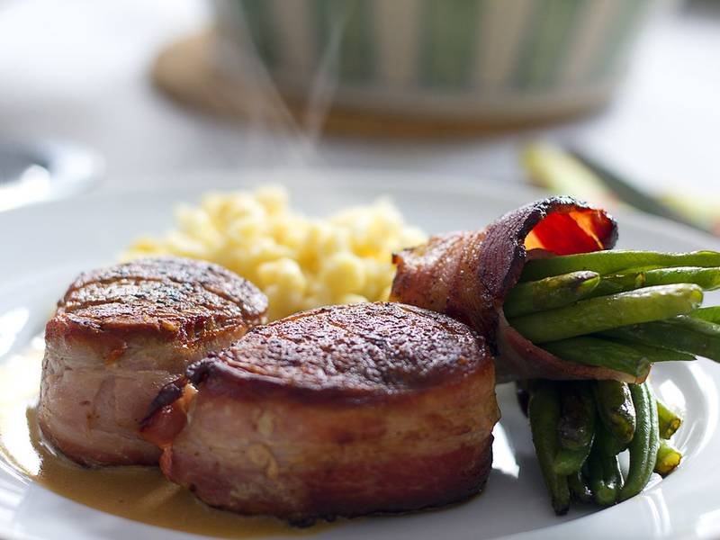 Bacon-Wrapped Pork Tenderloin