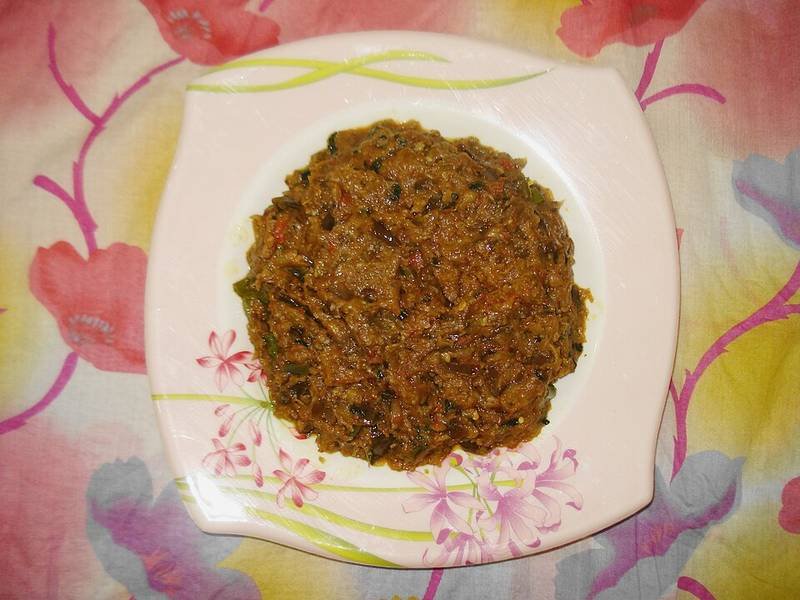 Baingan Bharta — Indian healthy recipe, served and ready to eat