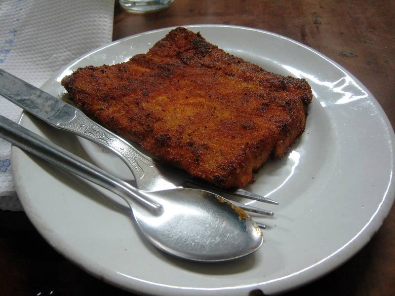 Baked Fish with Crumb Topping, an American dinner recipe — oven baked crumbed fish