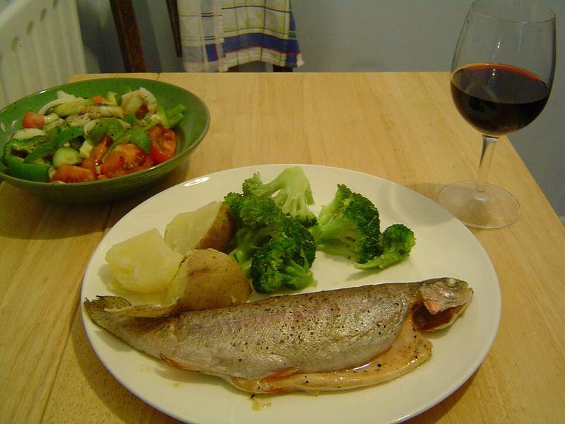 Baked Trout