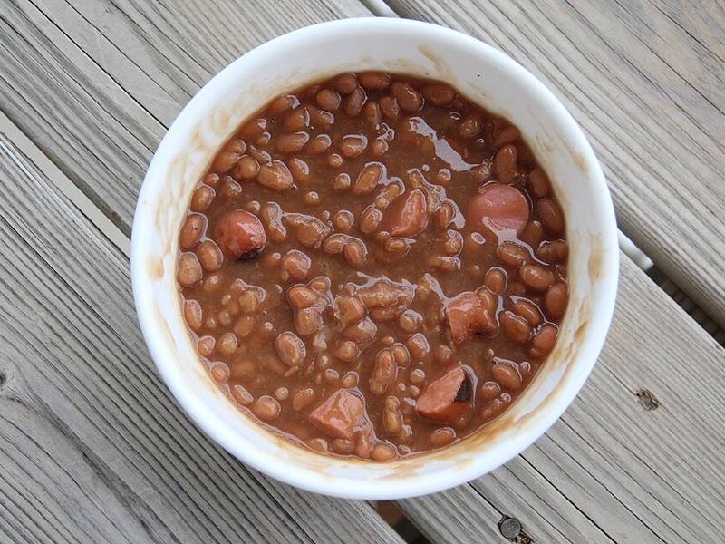 Beans and Franks, a quick American meal recipe — franks and beans