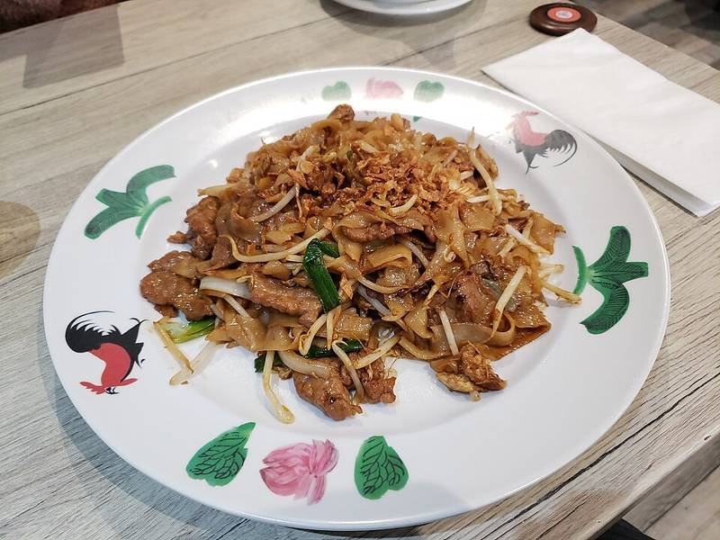 Beef Chow Fun — Chinese dinner recipe, served and ready to eat