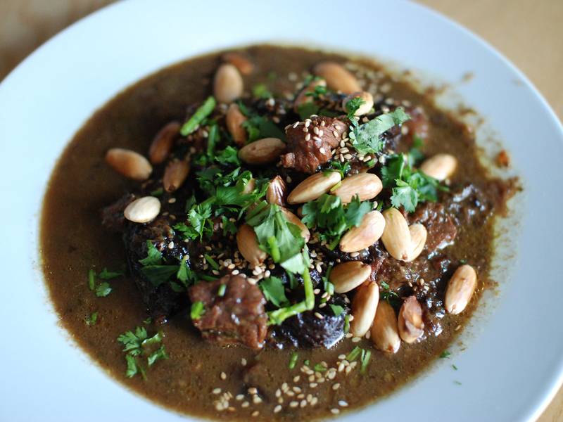 Beef Tagine with Prunes