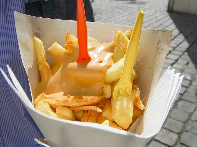 Belgian Frites — Belgian appetizers recipe, served and ready to eat