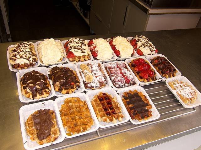 Ingredients and preparation for belgian waffles