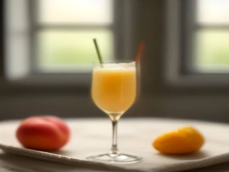 Bellini — Italian drinks recipe, served and ready to eat