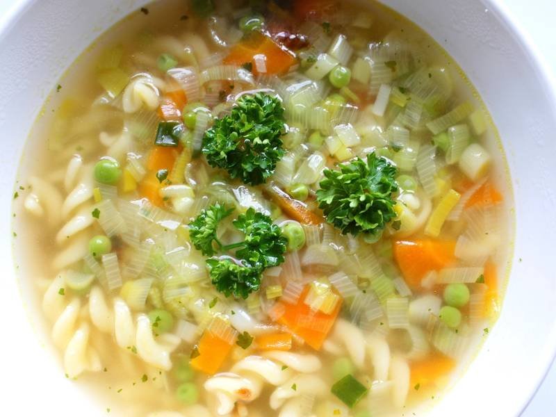 Big Batch Vegetable Soup, an American lunch recipe — weight loss friendly vegetable soup