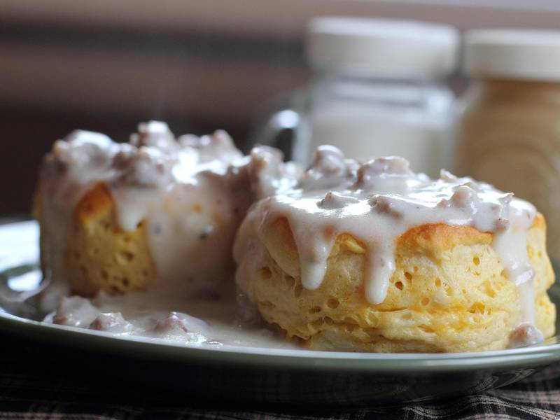 Biscuits and Gravy Casserole