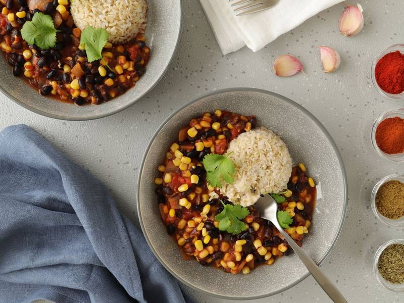 Black Bean and Rice Skillet