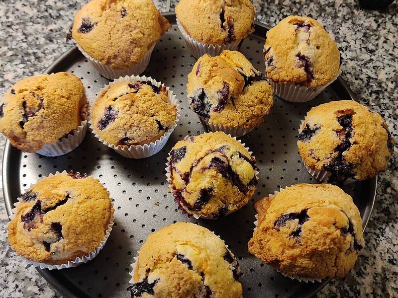 Blueberry Streusel Muffins