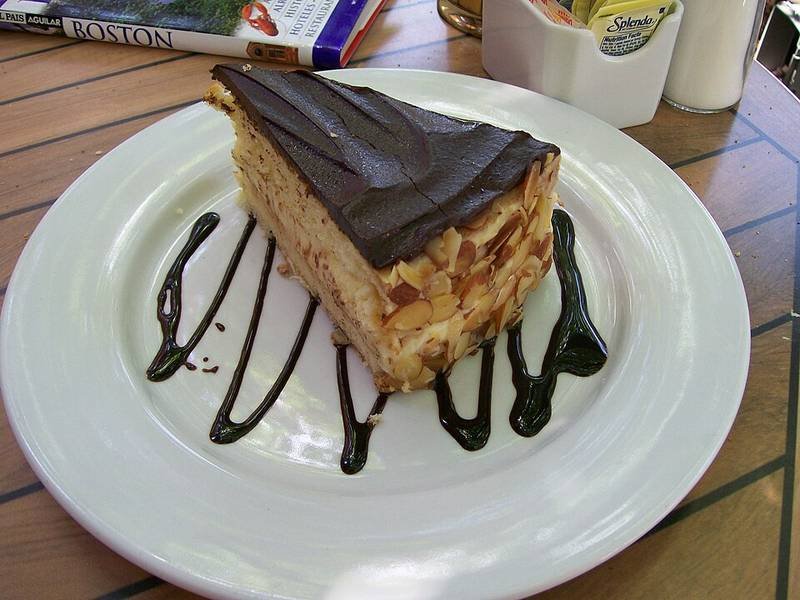 Boston Cream Pie — American desserts recipe, served and ready to eat