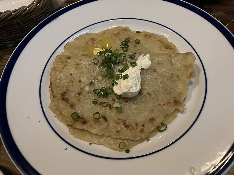 Boxty — Irish breakfast recipe, served and ready to eat