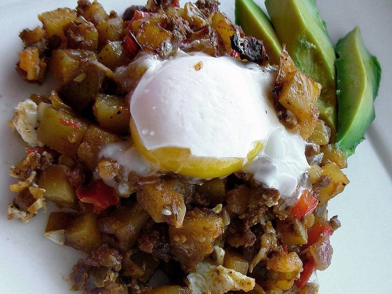 Breakfast Hash — International breakfast recipe, served and ready to eat