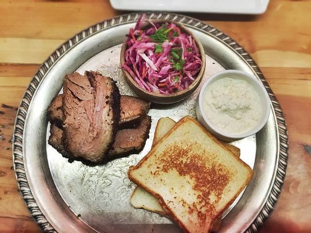 Ingredients and preparation for texas smoked brisket