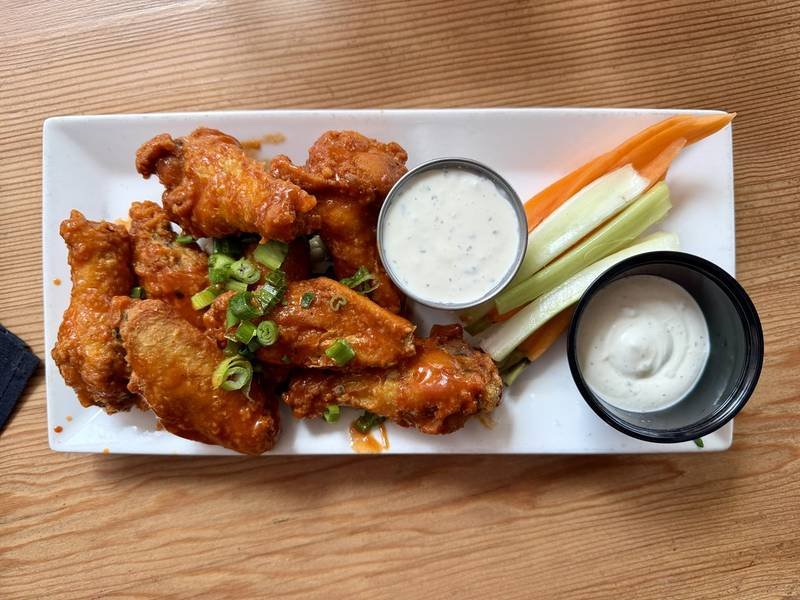 Buffalo Wings — American appetizers recipe, served and ready to eat