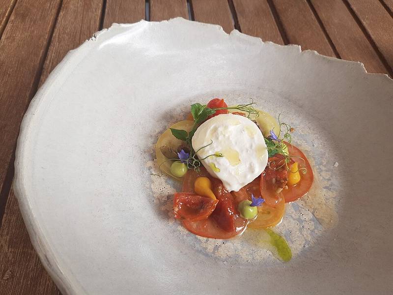 Burrata with Tomatoes