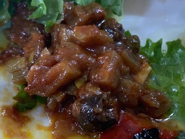 Ingredients and preparation for sicilian caponata