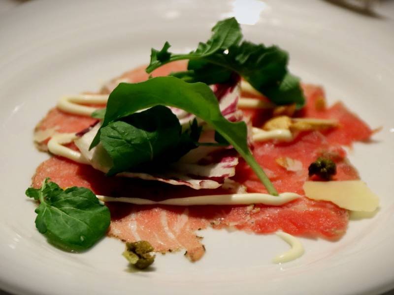 Carpaccio di Manzo — Italian appetizers recipe, served and ready to eat