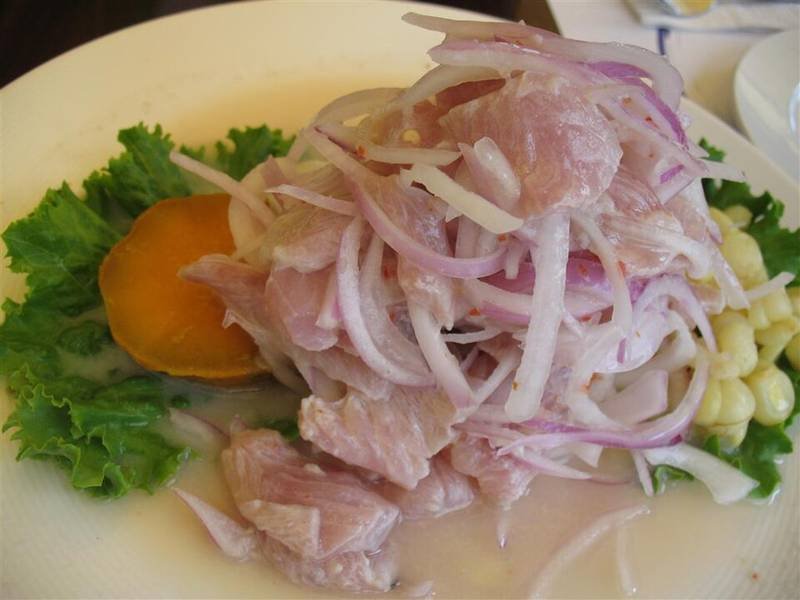 Peruvian Ceviche — Peruvian appetizers recipe, served and ready to eat