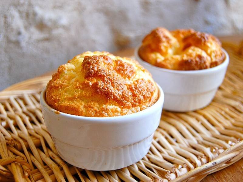 Cheese Souffle, a French dinner recipe