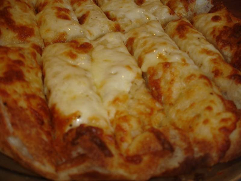 Cheesy Breadsticks, an American baking recipe — easy no yeast breadsticks