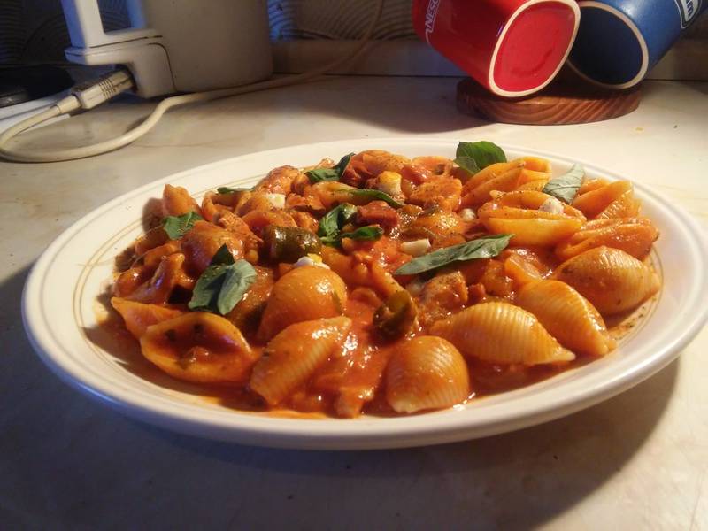 Chicken and Chorizo Pasta