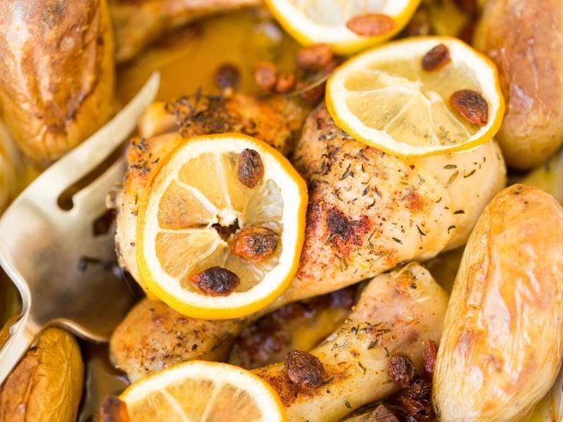 Chicken and Potato Bake, a British dinner recipe — chicken potato casserole