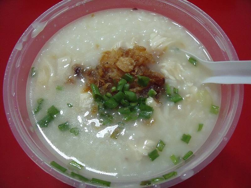 Chicken Congee, a Chinese dinner recipe — gluten free chicken rice porridge