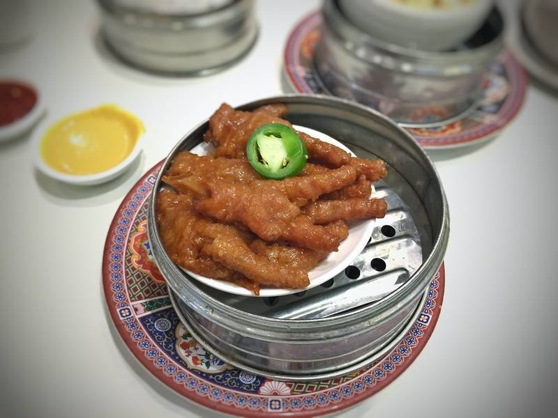 Chicken Feet in Black Bean Sauce — Chinese appetizers recipe, served and ready to eat