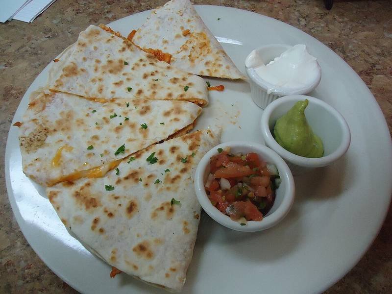 Chicken Quesadilla — Mexican quick meals recipe, served and ready to eat