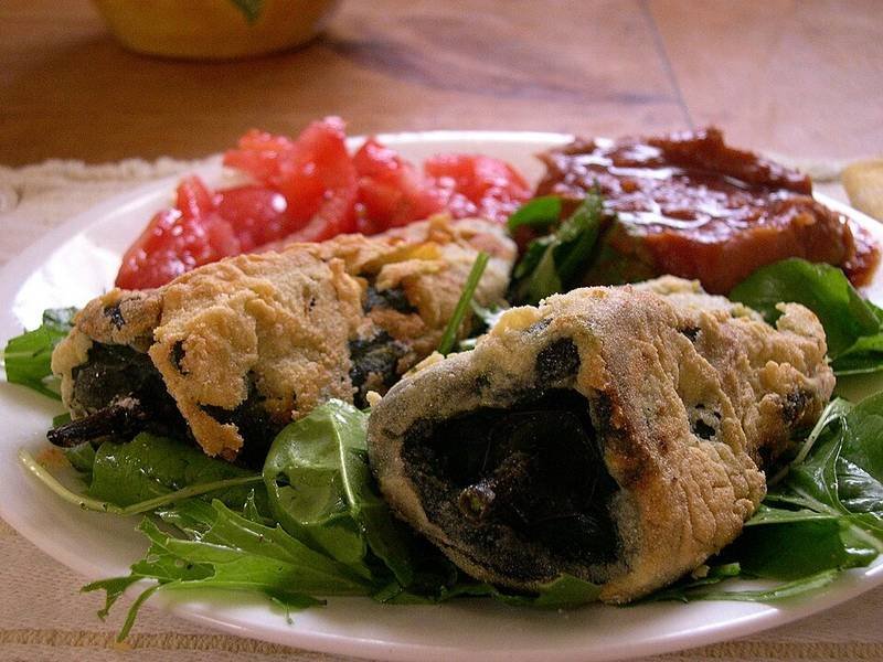 Chile Relleno — Mexican dinner recipe, served and ready to eat