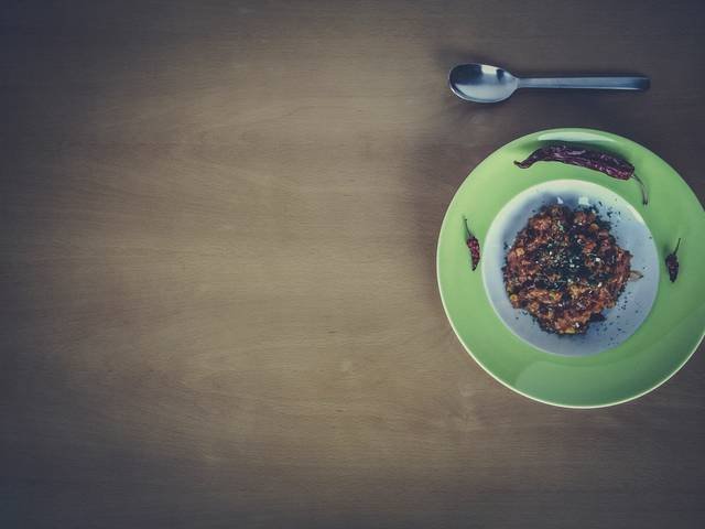 Ingredients and preparation for chili con carne