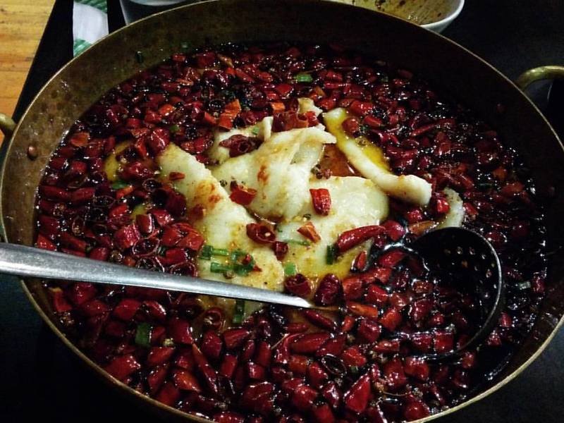 Sichuan Chilli Oil — Chinese appetizers recipe, served and ready to eat