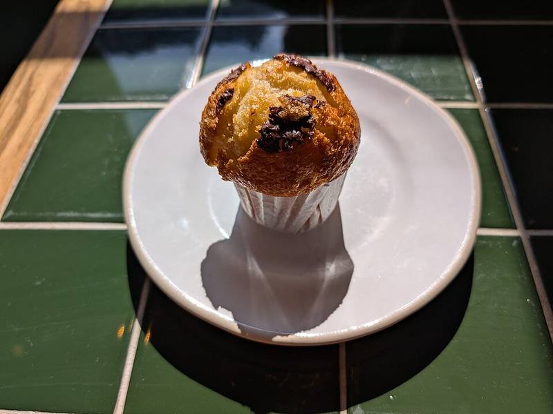 Chocolate Chip Muffins — American breakfast recipe, served and ready to eat