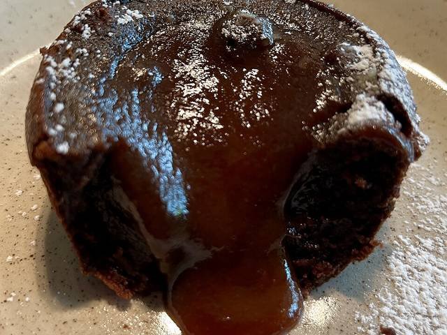 Chocolate Soufflé — French desserts recipe, served and ready to eat