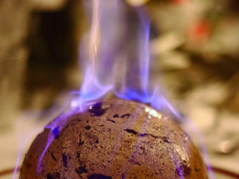 Christmas Pudding — British holiday specials recipe, served and ready to eat