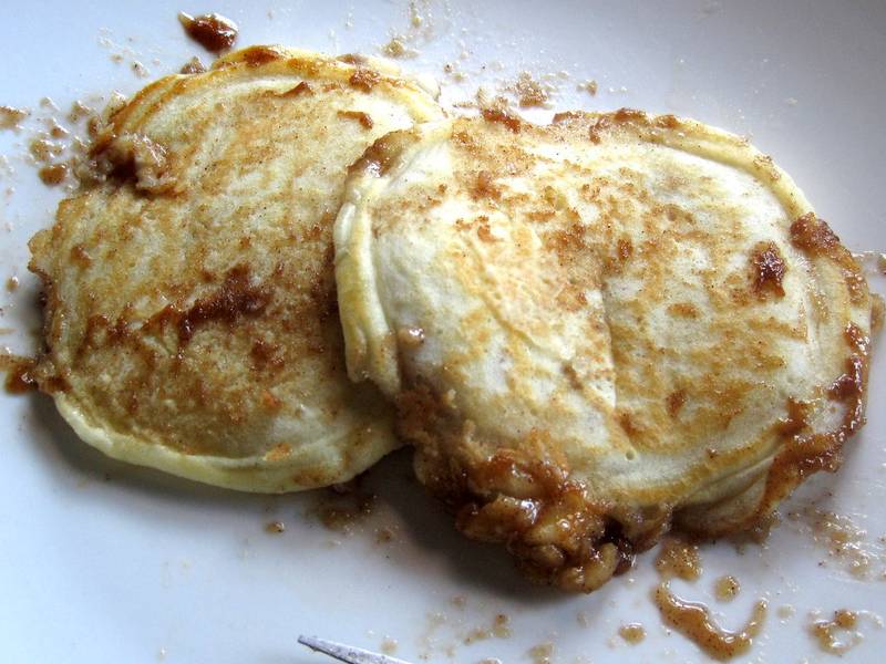 Cinnamon Roll Pancakes