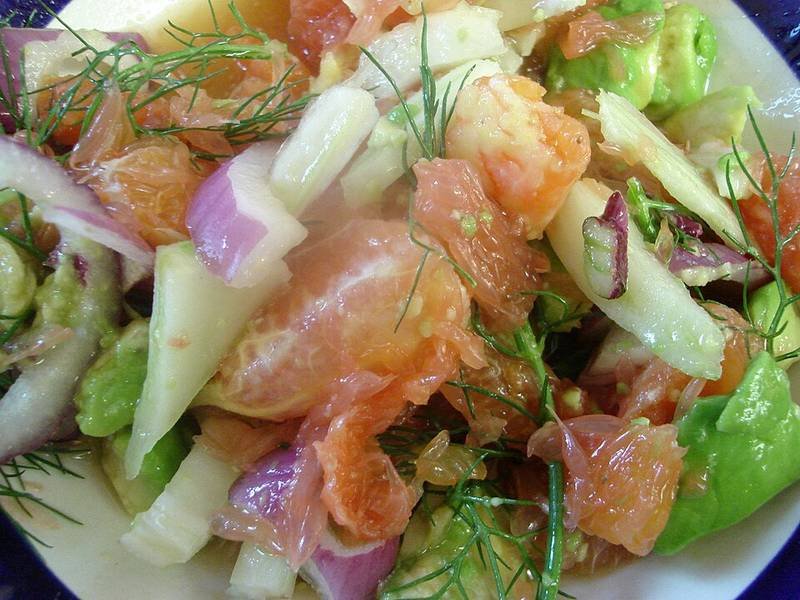Citrus Fennel Salad, a healthy Italian recipe — weight loss friendly fennel salad