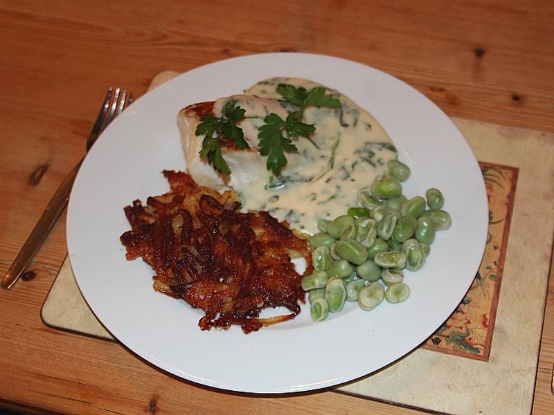 Cod in Parsley Sauce