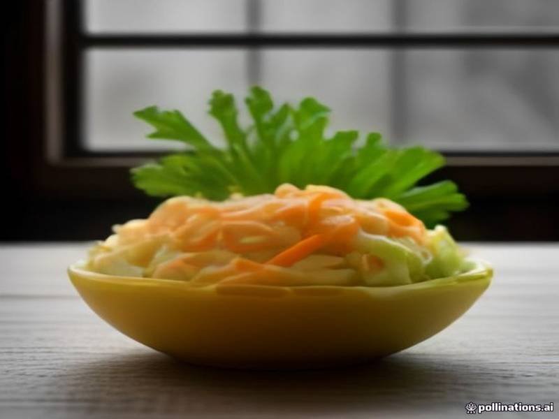 Coleslaw — American lunch recipe, served and ready to eat
