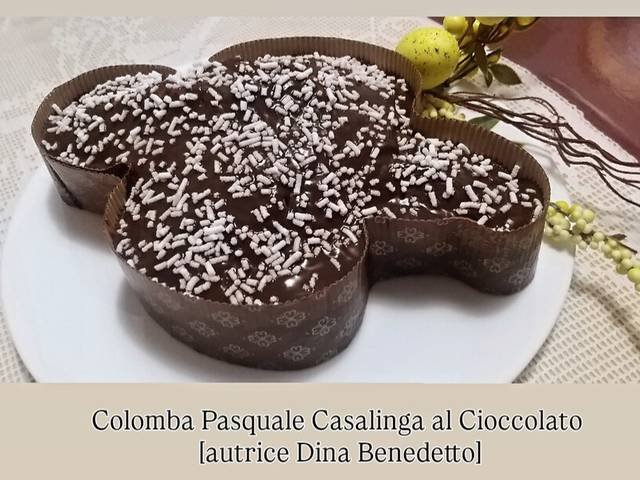 Ingredients and preparation for colomba pasquale