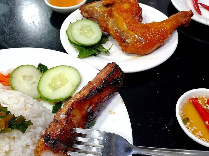 Cơm Tấm — Vietnamese dinner recipe, served and ready to eat