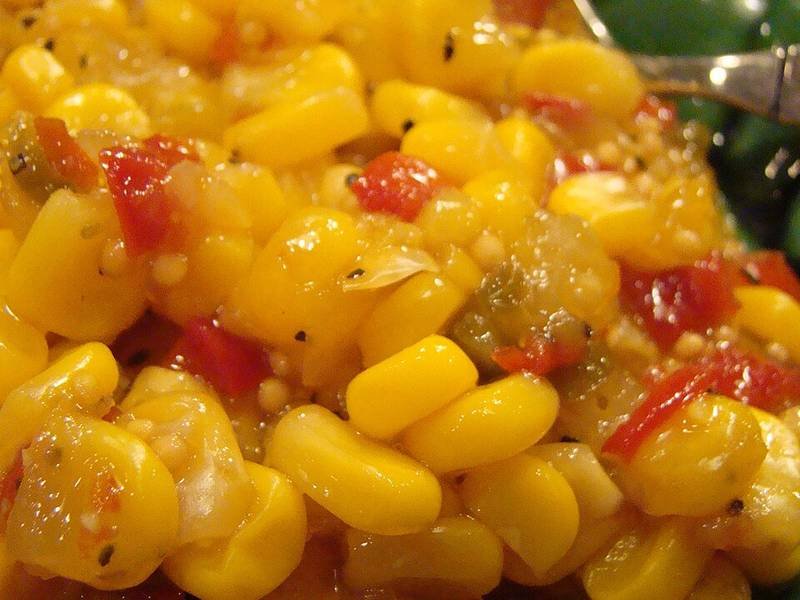 Corn Relish, an Australian appetizer recipe