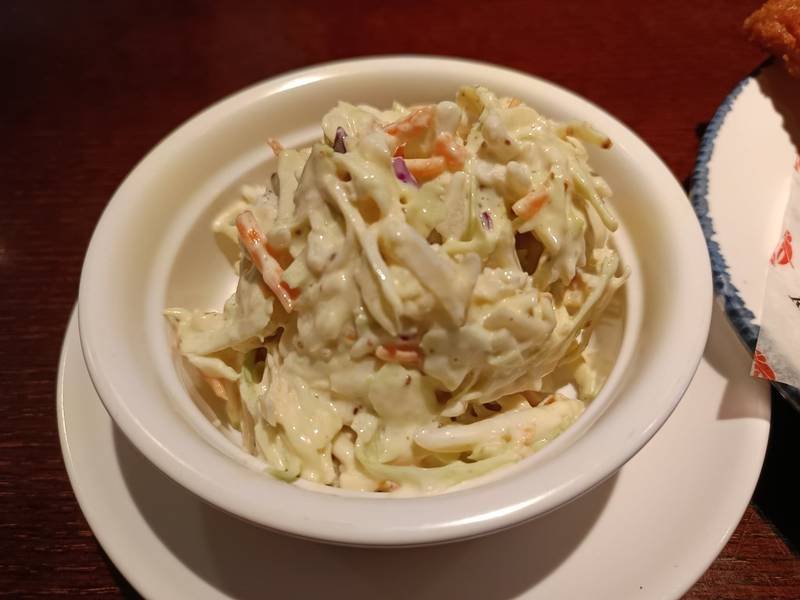 Creamy Coleslaw — American healthy recipe, served and ready to eat