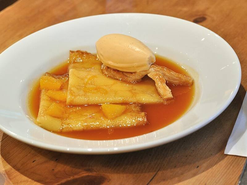 Crêpes Suzette — French desserts recipe, served and ready to eat