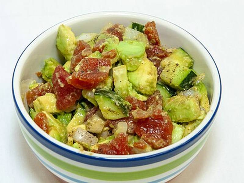 Cucumber Avocado Salad