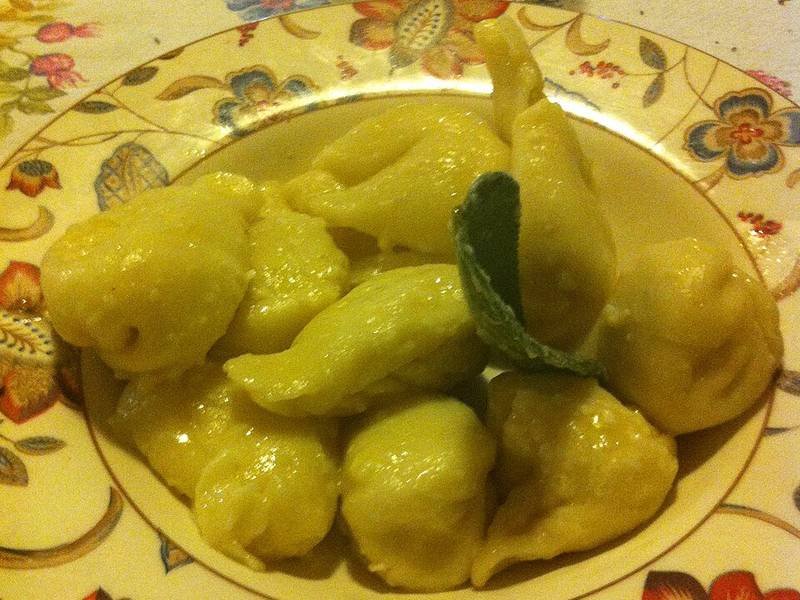Culurgiones — Italian dinner recipe, served and ready to eat